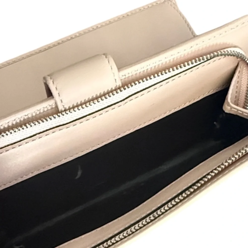 Authentic Gucci GG canvas continental long wallet beige pink - Picture 10 of 12